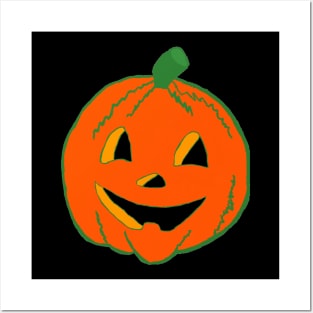 Happy Pumpkin Posters and Art